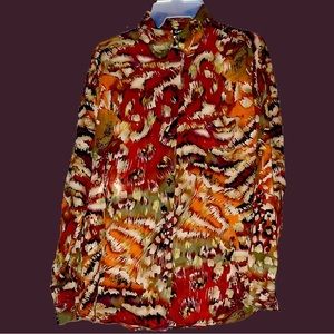 Cabrais Collection Sheer Blouse